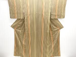 縞模様小紋着物